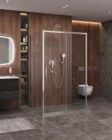 Душевой уголок, прямоугольный,  MOLVENO-AH-12-110/90-C-Cr-IV 1100x900x1950 Cezares