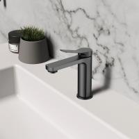 Смеситель для раковины однорычажный цвет черный VBF-4AR01MB VINCEA