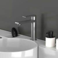 Смеситель для раковины  однорычажный цвет вороненая сталь VBF-1V1GM VINCEA