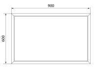 Зеркало Romb 90 White У73232 Marka One