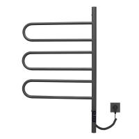 Электрический полотенцесушитель из нержавеющей стали с таймером графит 418 x 790 x 77 VTD-1R2CGE VINCEA