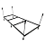 Каркас к ванне VAGNERPLAST Cavallo offset 160x90 VPK16090 VAGNERPLAST